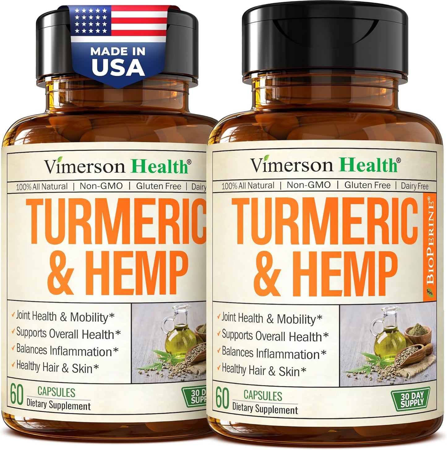 Turmeric Curcumin Supplement for Joint Health & Mobility