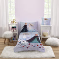 Frozen Winter Cheer Toddler Bed Set - Cozy 4-Piece Frozen