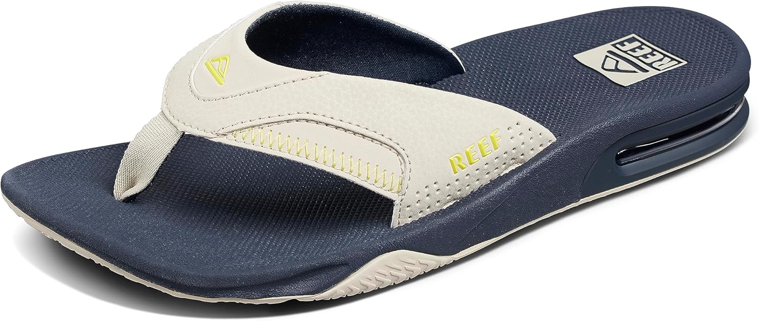 REEF Men's Fanning Bottle Opener Flip Flops for Ultimate Comfort