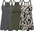 Maternity Nursing Tank Tops 3 Pack - Soft Cotton Nursing Camisoles