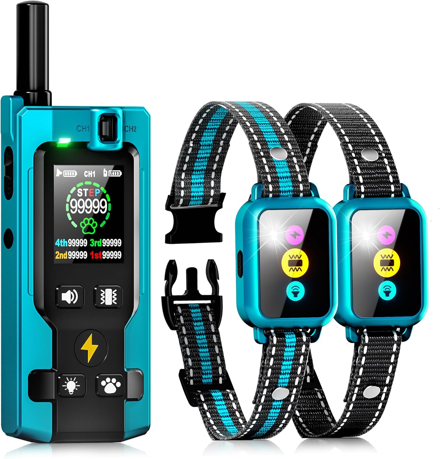 Dog Training Collar with Remote for 2 Dogs - 4200FT Range