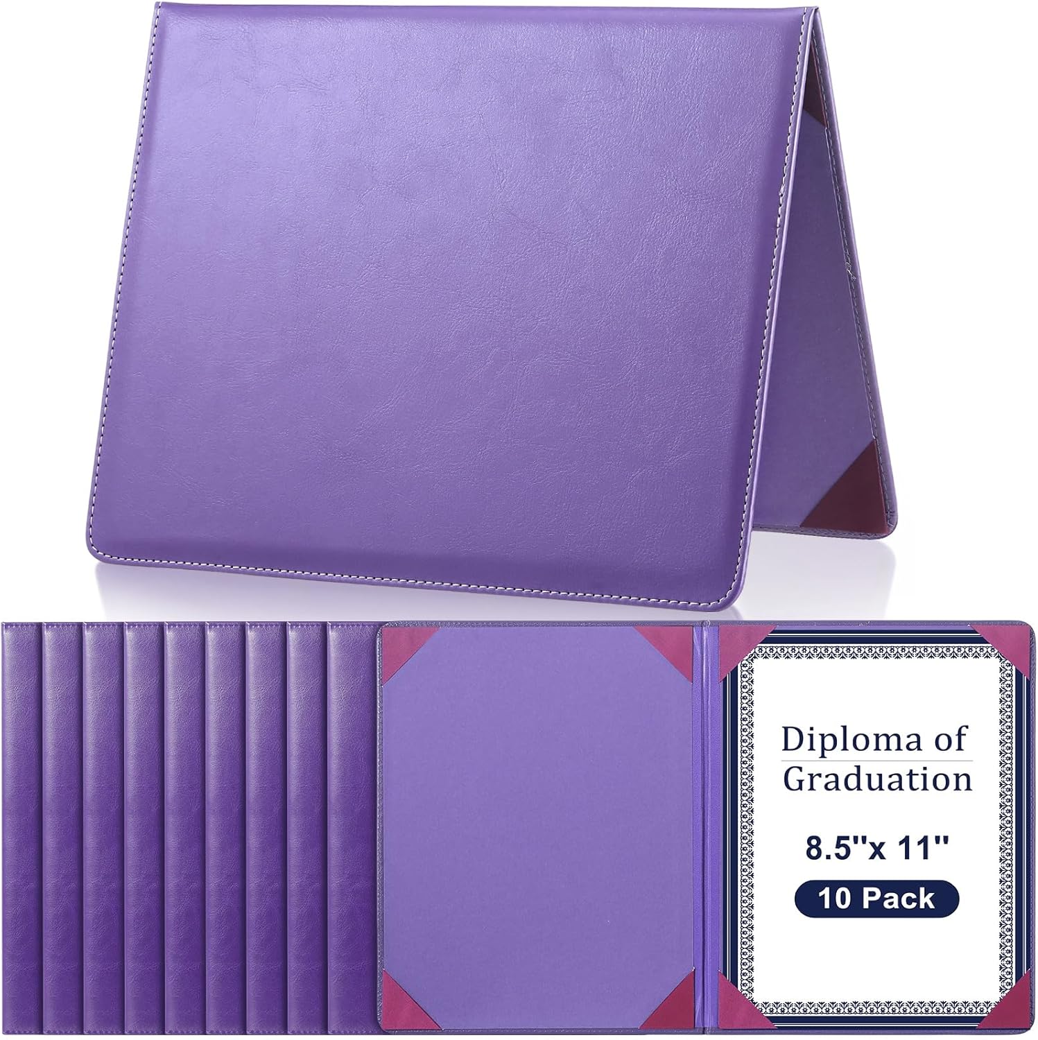 Elegant Tenare Leather Certificate Holder for Graduates and Awards