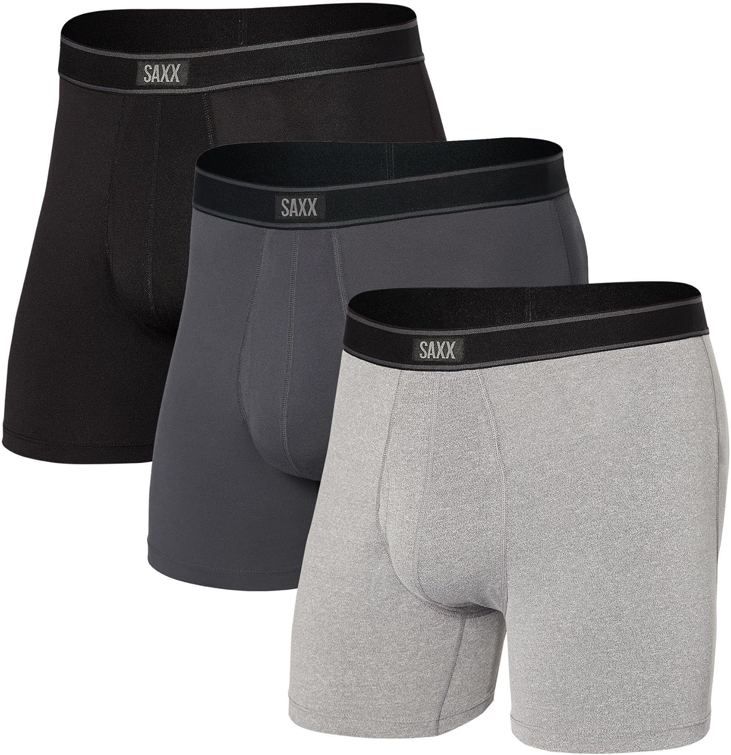SAXX Men's Daytripper Boxer Brief Fly 3Pk for Ultimate Comfort
