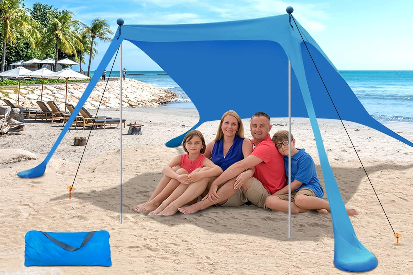 YENGIAM Beach Canopy: Portable Sun Shelter for Ultimate Sun Protection
