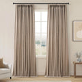 Topfinel Pinch Pleat 100% Blackout Curtains 84 in Length - Complete