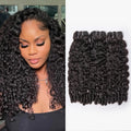WEQUEEN Burmese Curly Bundles Human Hair 16 18 20 in - Full Volume
