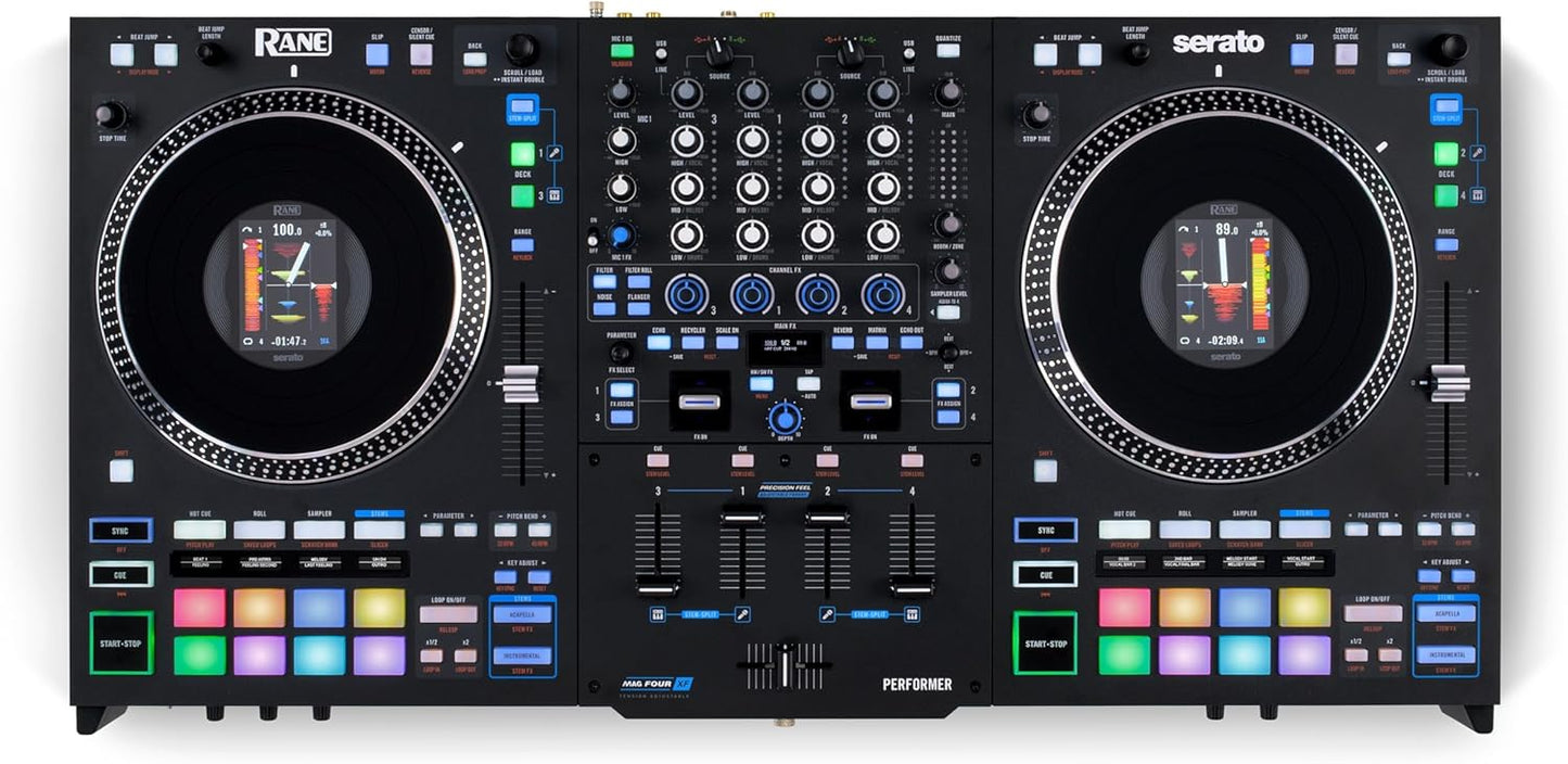 Rane Performer 4-Channel Motorized DJ Controller with Displays