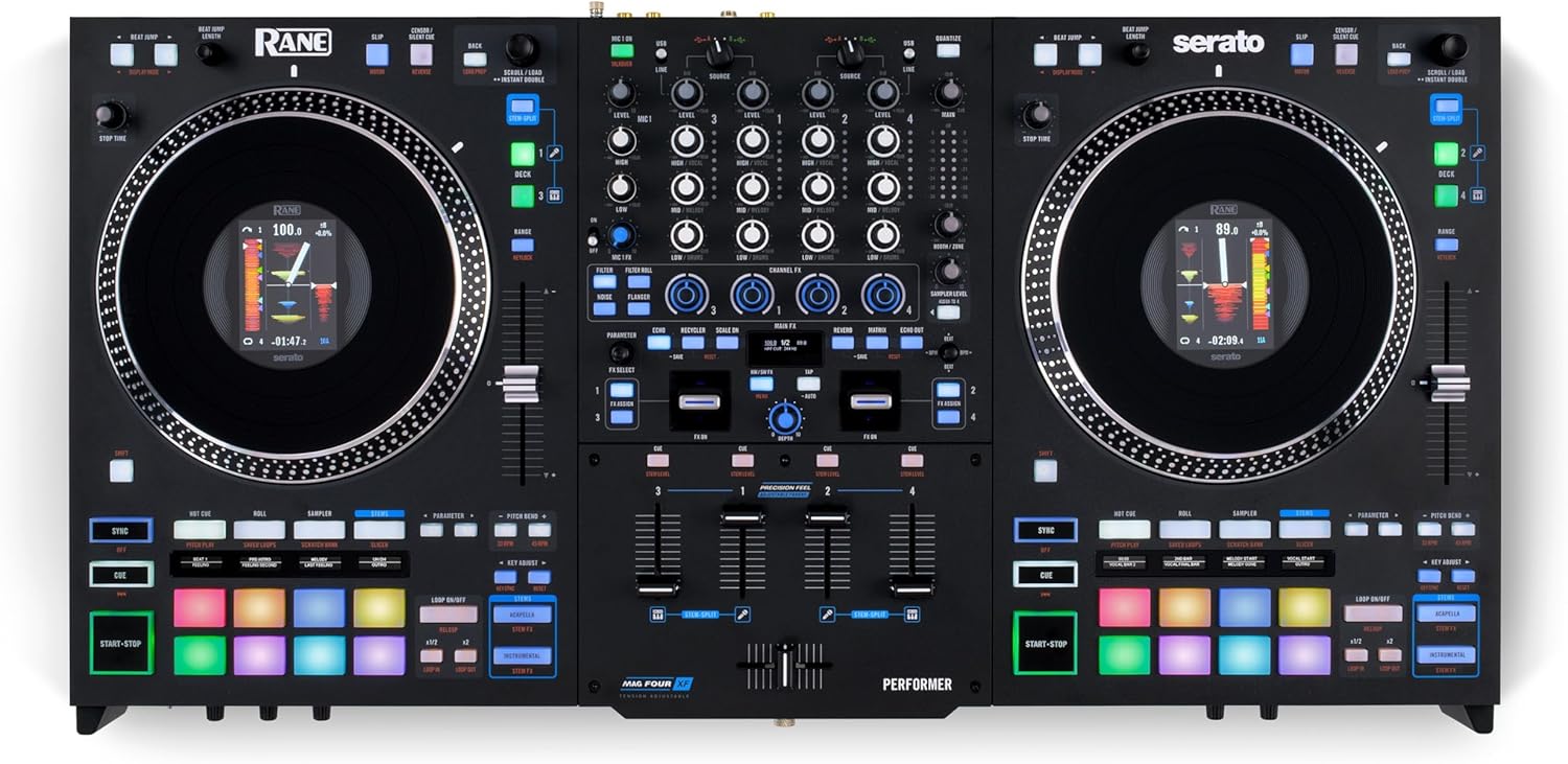 Rane Performer 4-Channel Motorized DJ Controller with Displays