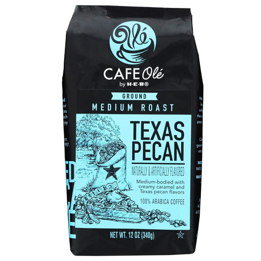 Texas Pecan Ground Coffee Duo - Rich & Flavorful 12oz x 2