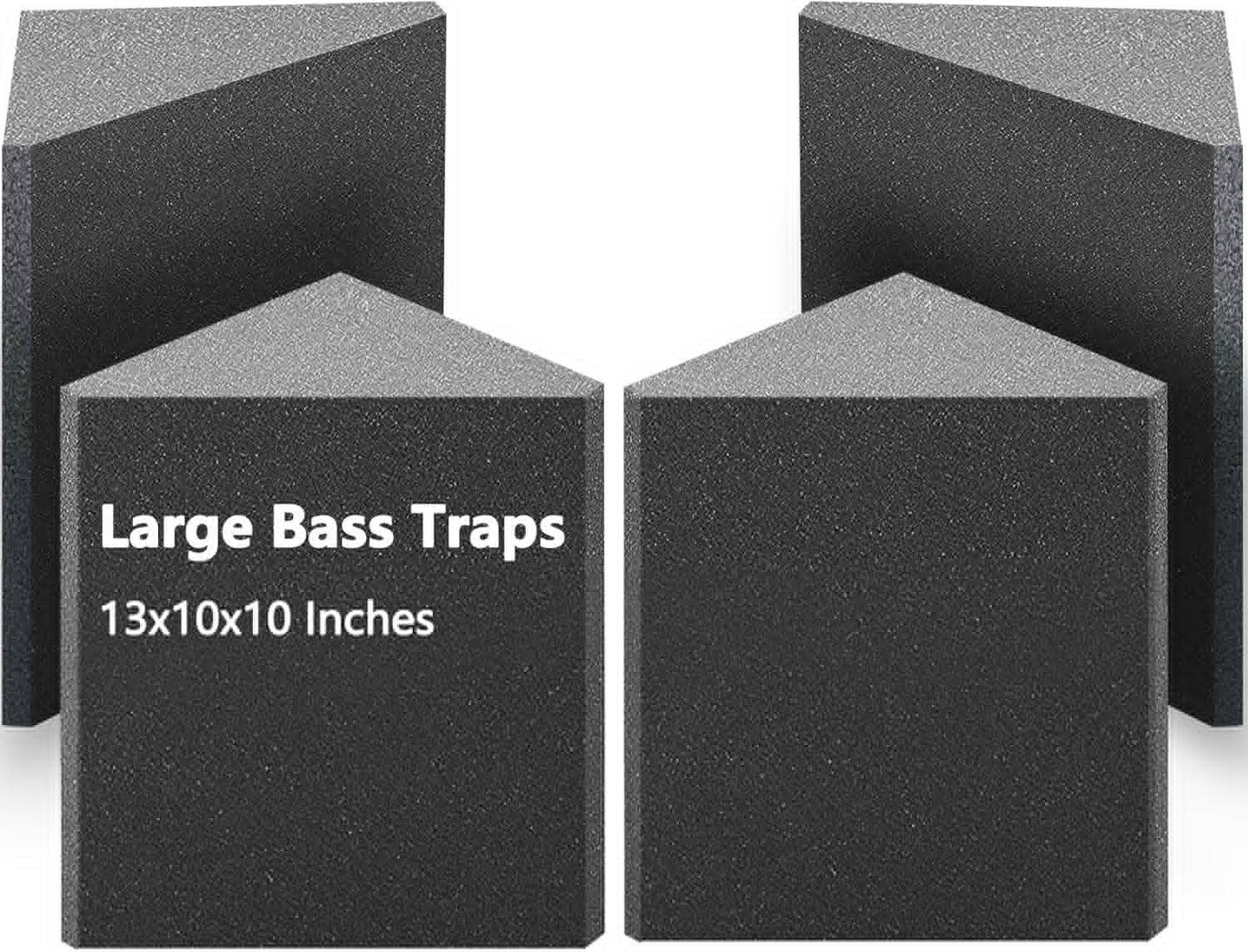 Large Bass Trap Acoustic Foam Corner for Studio and Home Use
