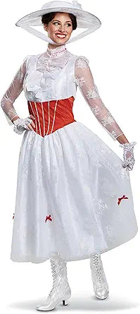 Mary Poppins Deluxe Adult Costume for Magical Transformations