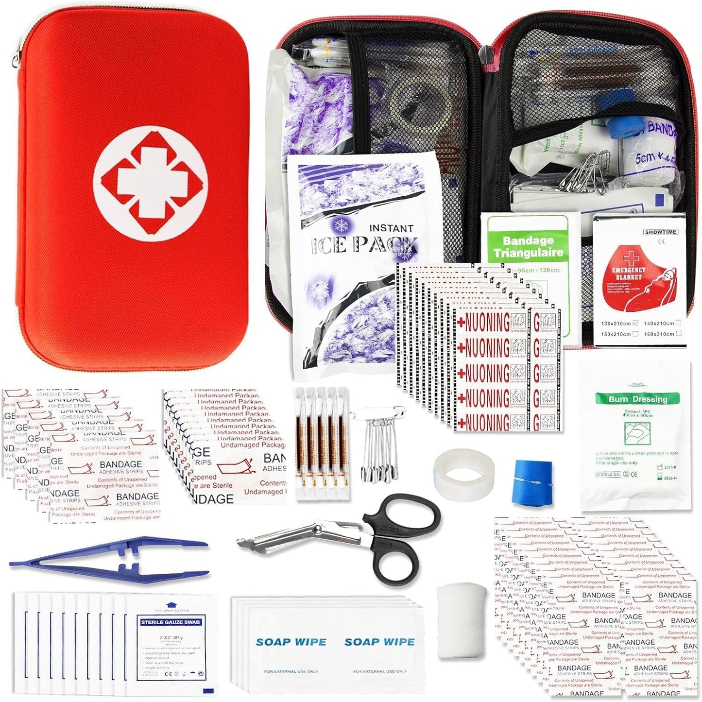 275 Pc First Aid Kit for Emergencies by angel wish