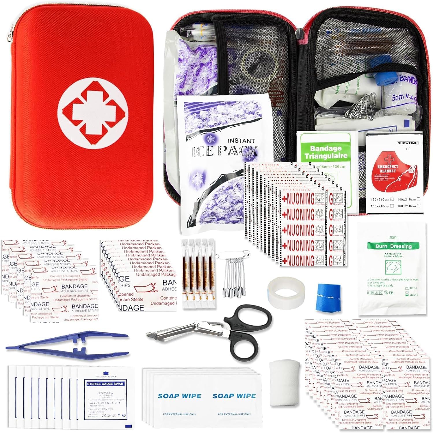 275 Pc First Aid Kit for Emergencies by angel wish