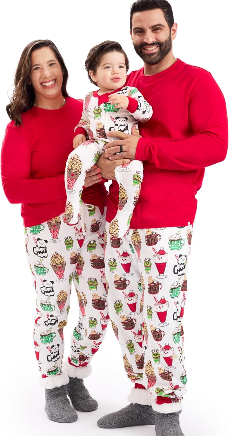 HonestBaby Family Matching Holiday Pajamas for Everyone