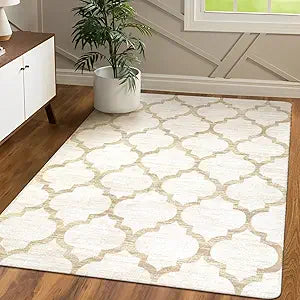 Lahome Moroccan Washable Living Room Rugs for Cozy Spaces