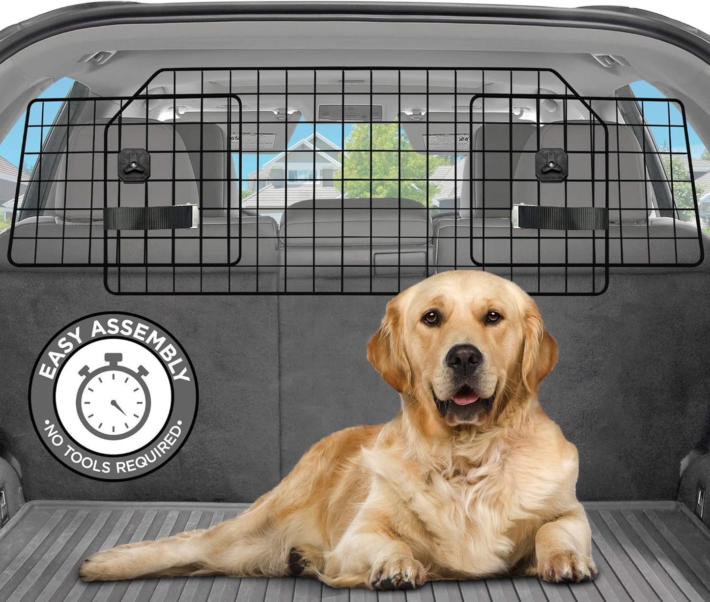Pawple Dog Car Barrier for Safe Travel in SUVs and Cars