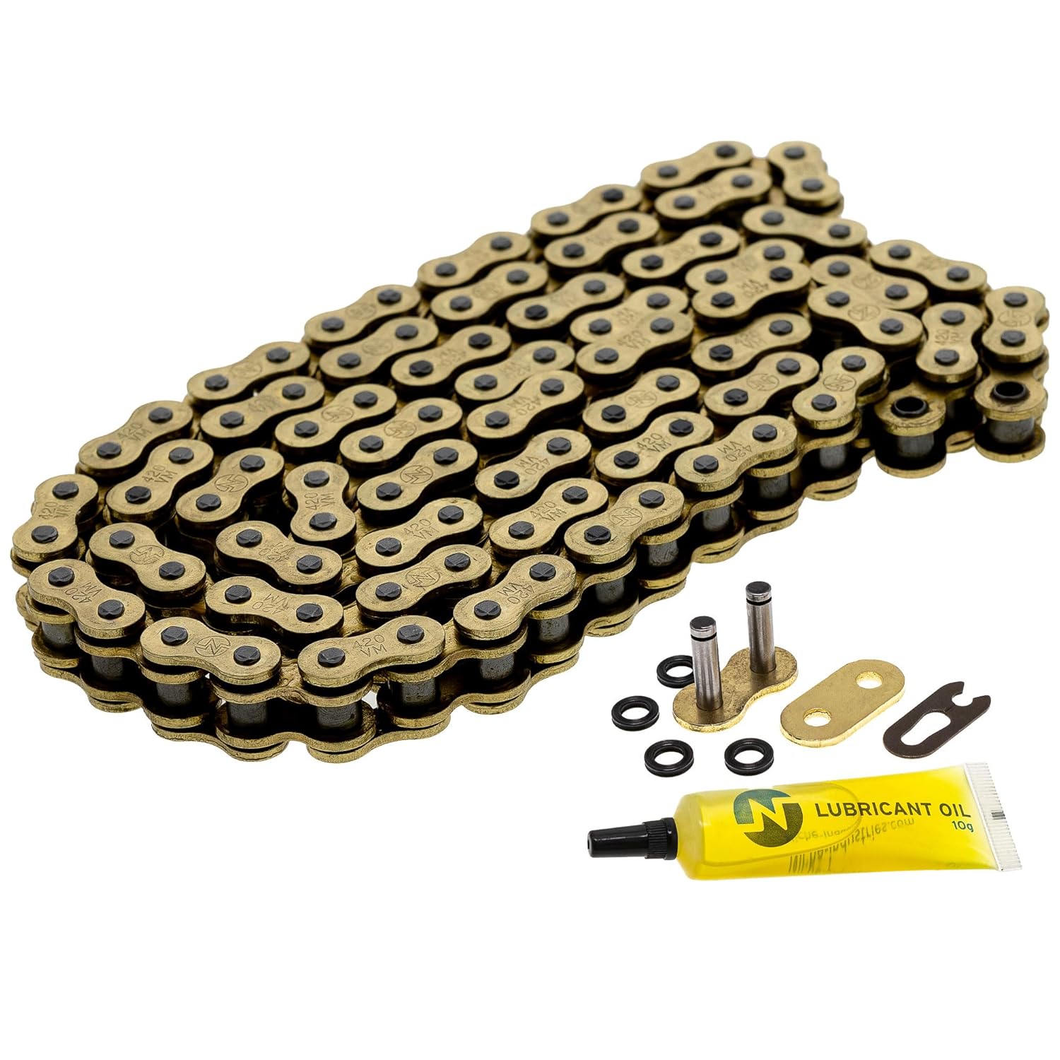 NICHE Gold 420 X-Ring Chain 106 Links for Ultimate Performance