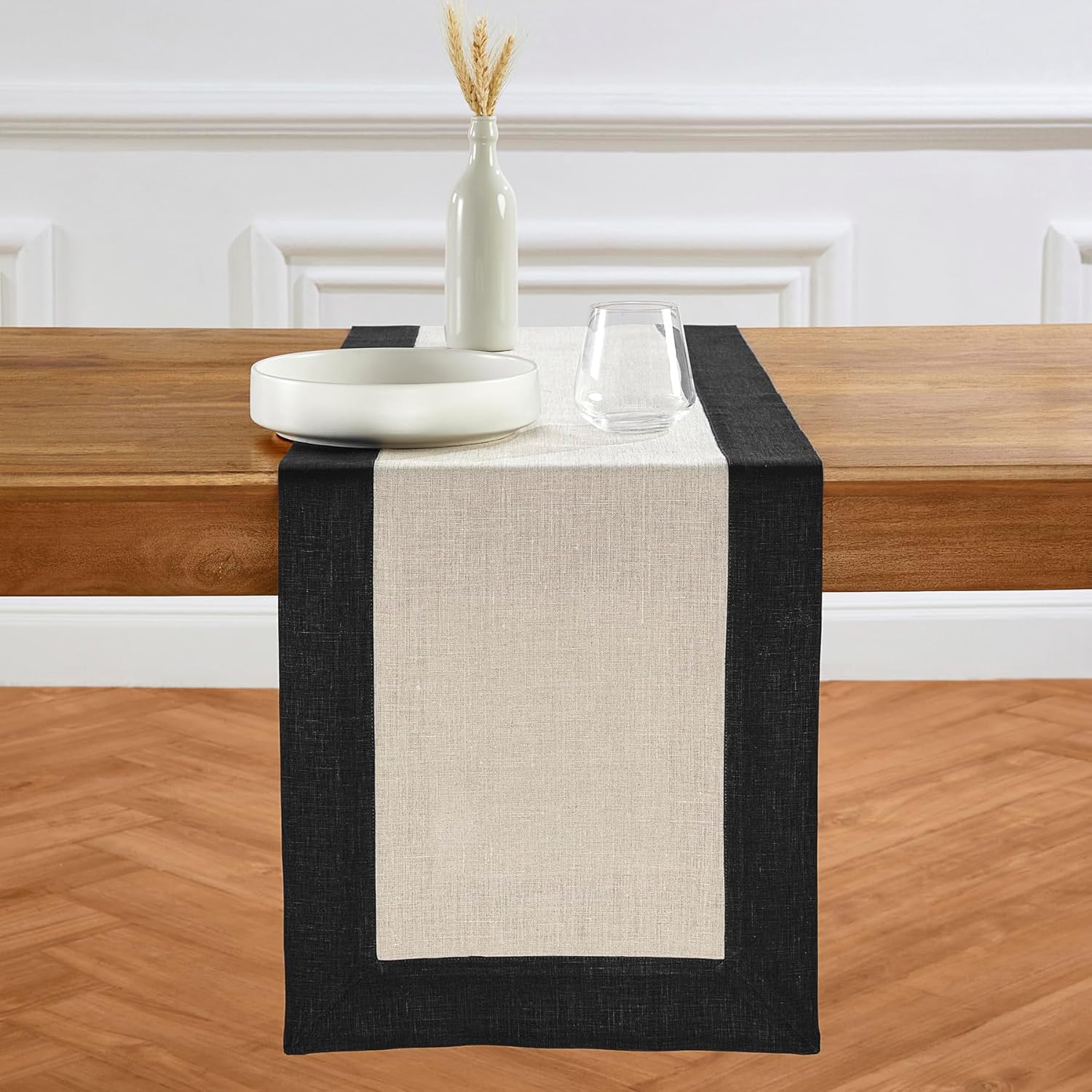 Elegant 100% Pure Linen Table Runner for Stylish Decor