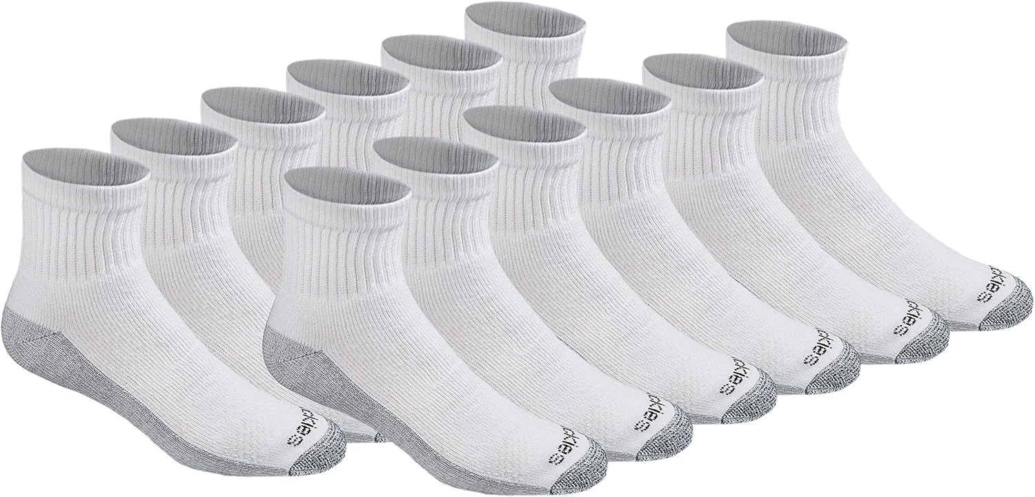 Dickies Dri-tech Moisture Control Quarter Socks for Comfort