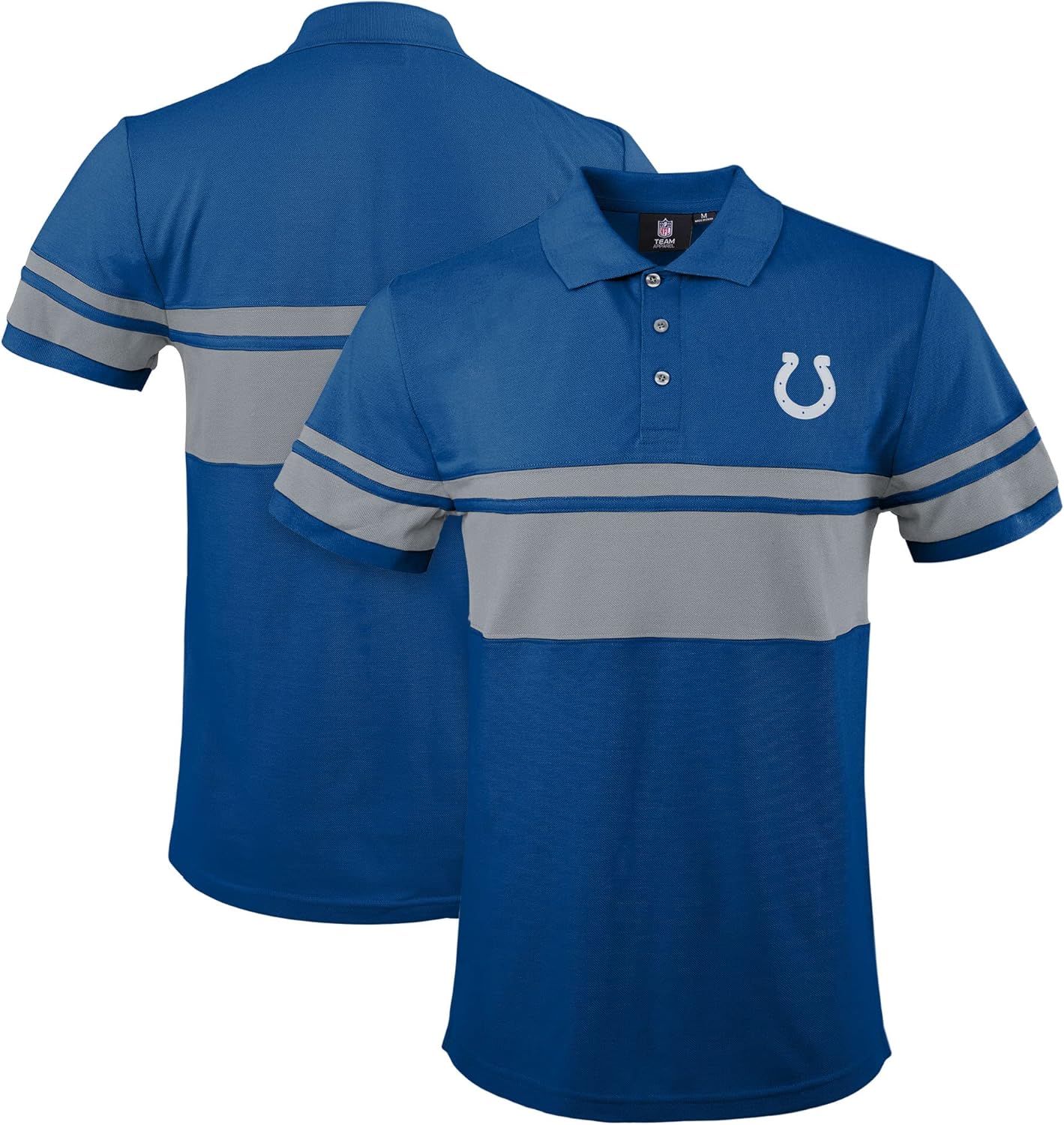 FOCO NFL Football Team Color Chest Stripe Men's Polo Shirt Review
