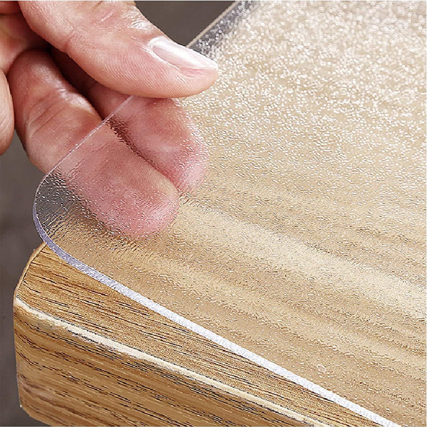 Royhom Frosted Plastic Table Cover 60 x 36 Inch for Protection