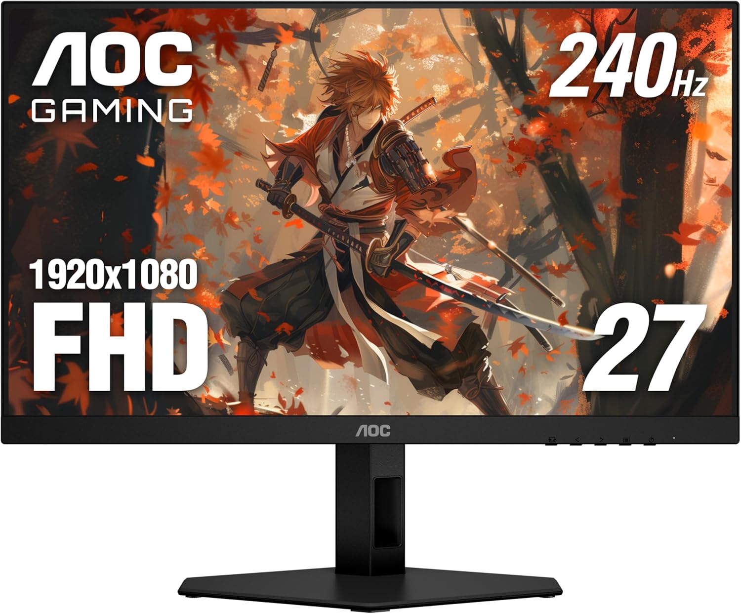 AOC 24G4E 24 Full HD Gaming Monitor - 180Hz 1ms IPS Panel