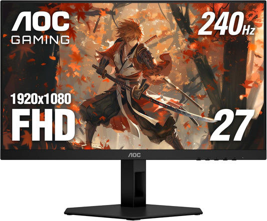 AOC 24G4E 24 Full HD Gaming Monitor - 180Hz 1ms IPS Panel