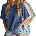 Riyiper Women's Summer Oversized T Shirts 3 Pack for Casual Wear