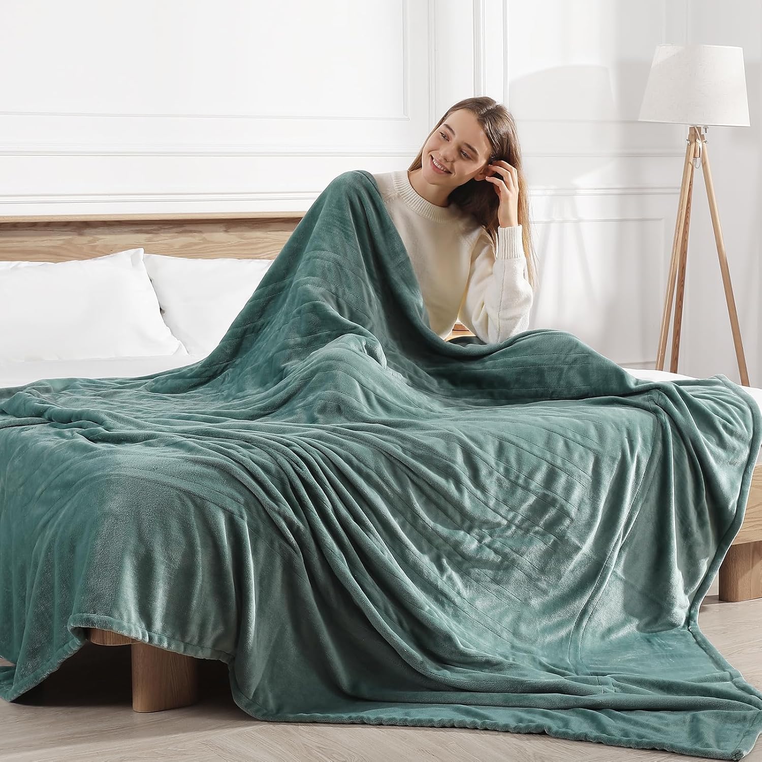 Heated Blankets King Size Electric Blanket for Cozy Comfort