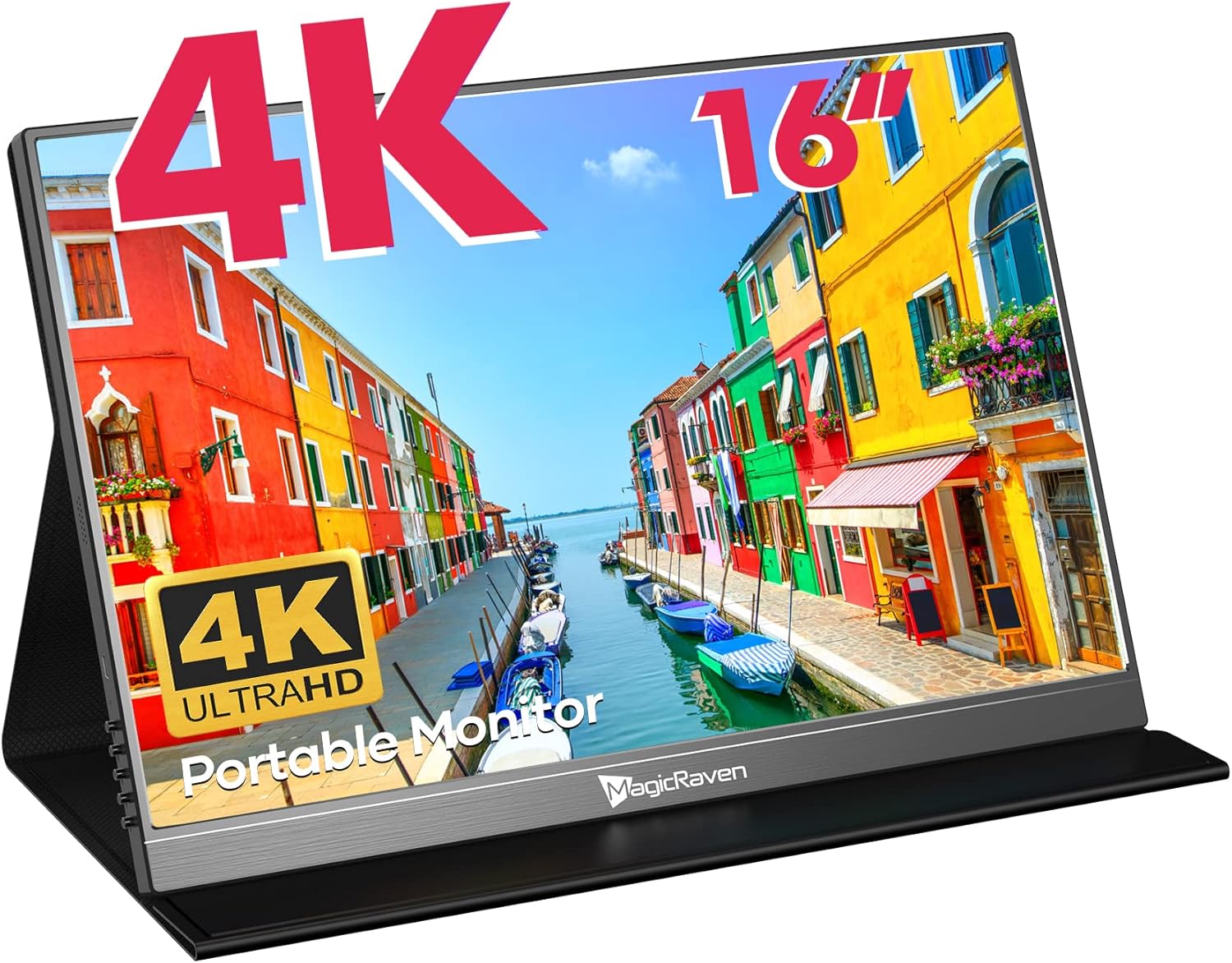 Ultra Clear 4K Portable Monitor for Gaming & Work