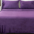 Extra Soft Velvet Plush Twin Micro Fleece Sheet Set - Cozy Deep Pocket