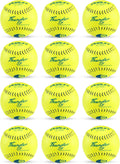 Slowpitch Softballs 12 in USSSA - Durable Center Poly Flight