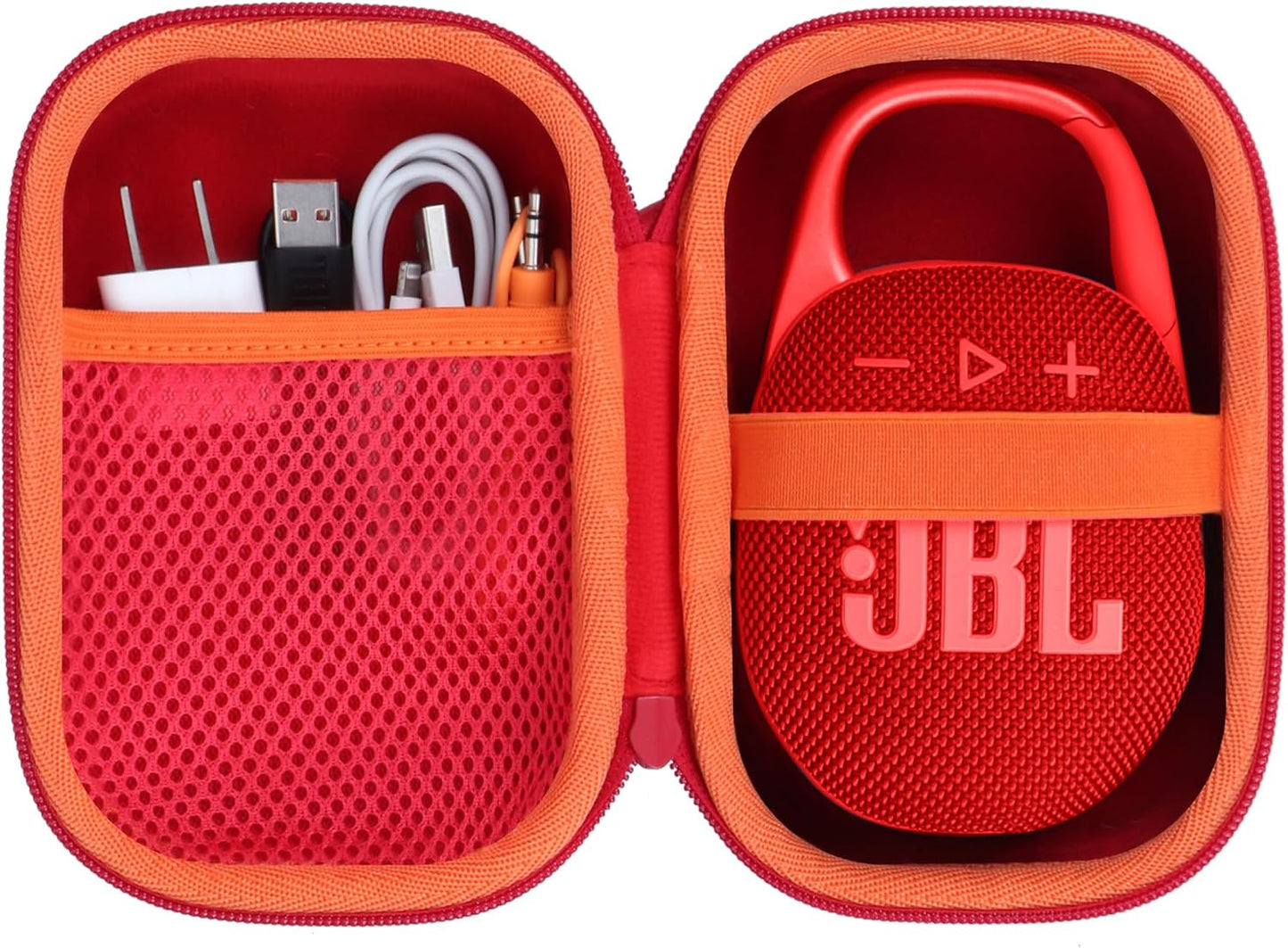 Protective Red Case for JBL Clip 5/4 Speaker