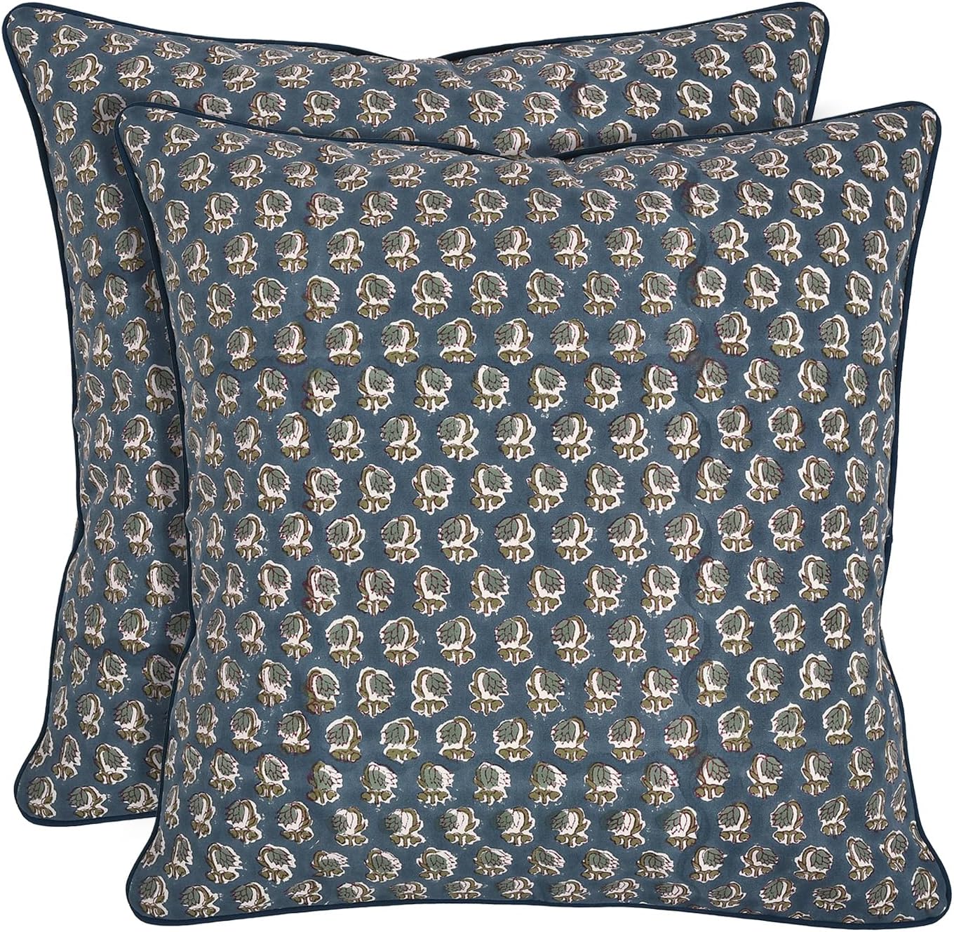 Ridhi Modern Farmhouse Pillow Covers Set of 2 for Boho Decor