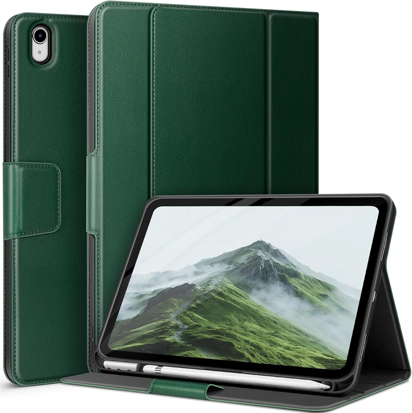 iPad Case with Pencil Holder and Multi-Stand for 11 Inch