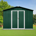 6x8 Feet Outdoor Storage Shed - Weatherproof Metal Tool Shed
