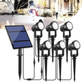 T-SUNUS Halloween Solar Garden Spotlight 6-in-1 White 6000K - Bright