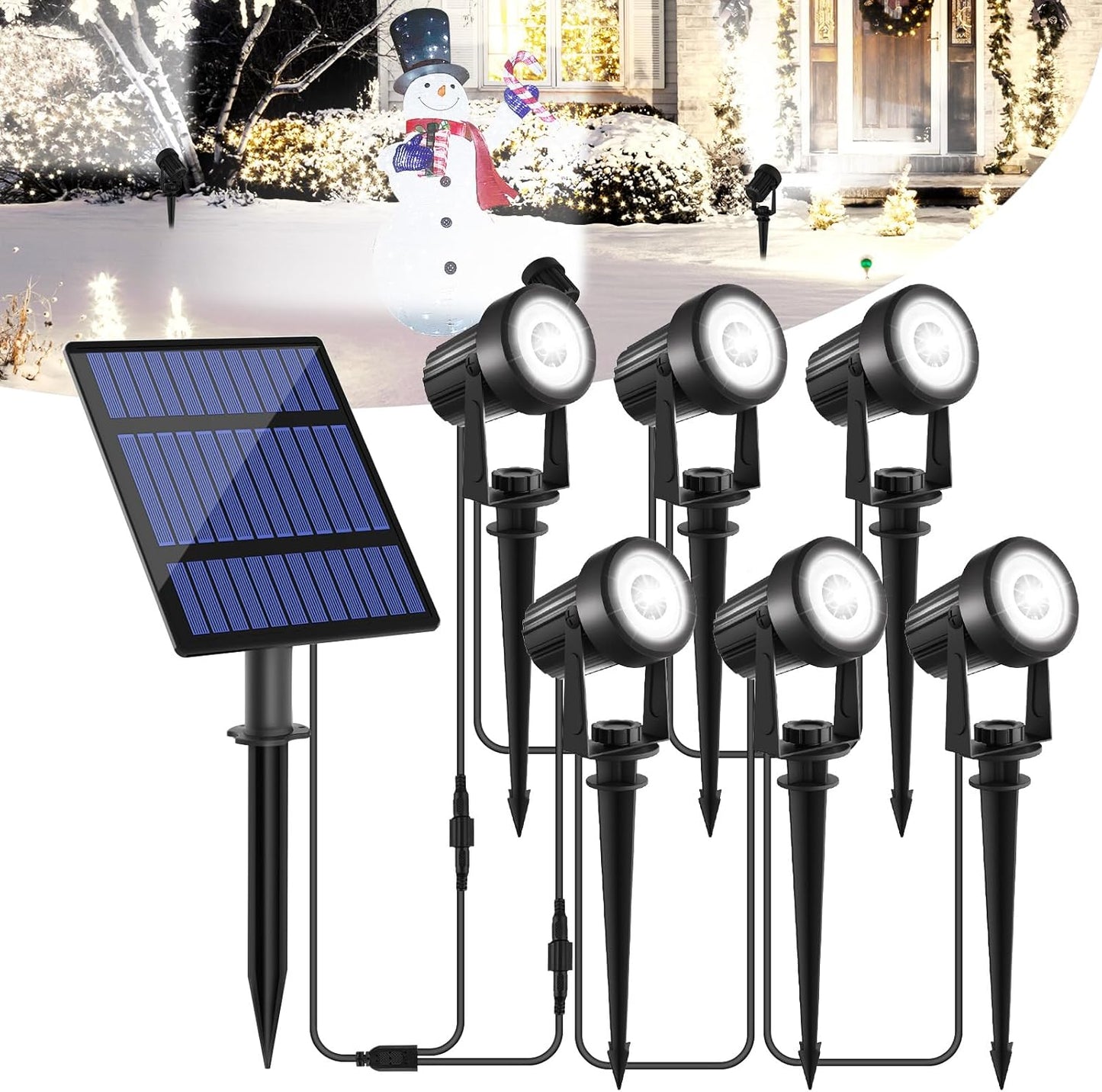 T-SUNUS Halloween Solar Garden Spotlight for Outdoor Lighting