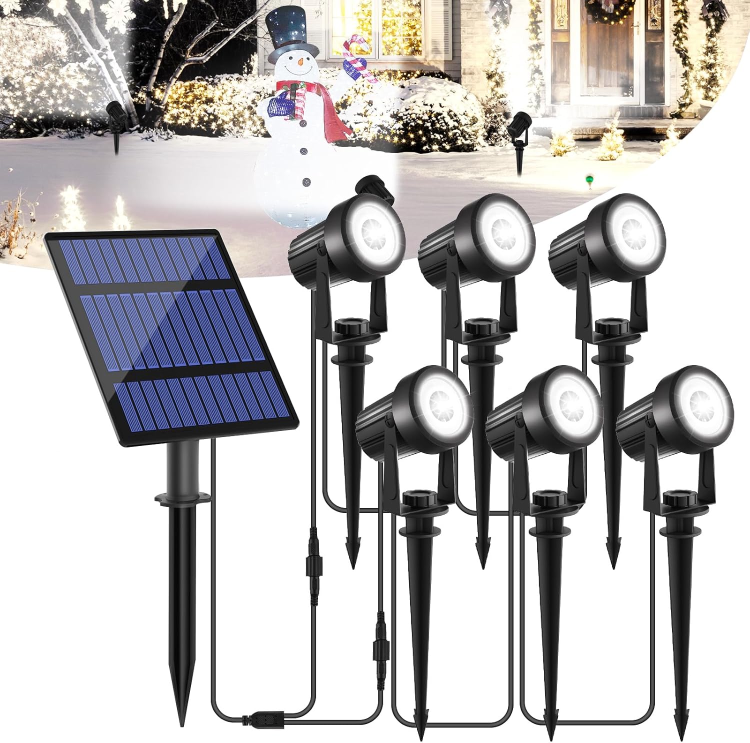 T-SUNUS Halloween Solar Garden Spotlight for Outdoor Lighting