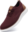 Men's Casual Dress Sneakers Oxfords Breathable Knit - Comfortable feet