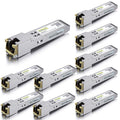 10Gtek SFP to RJ45 1000Base-T Copper Ethernet Module - Pack of 10