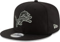 NFL 9FIFTY Snapback Hat by New Era in Classic Black and White