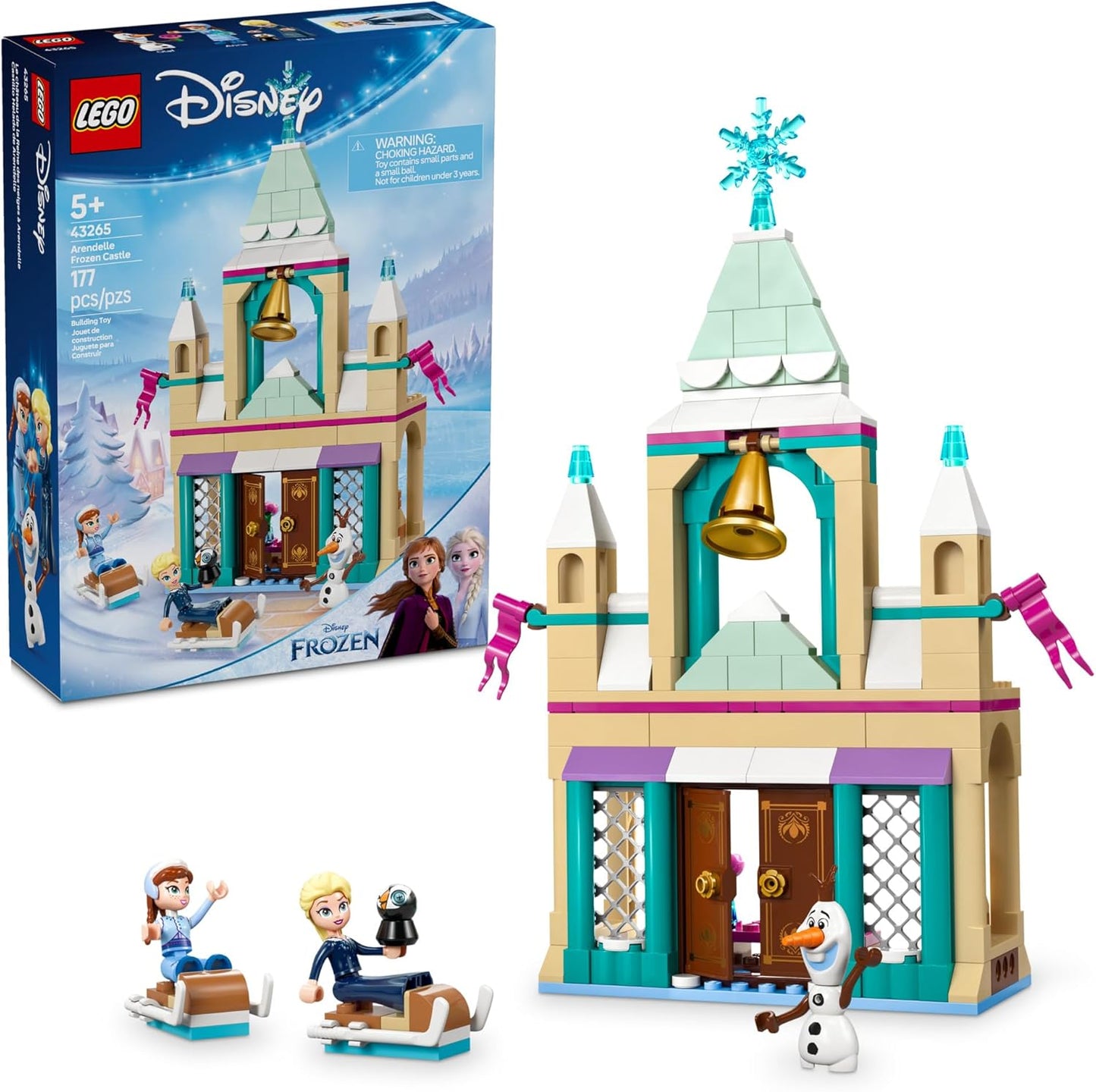 Frozen Castle LEGO Playset for Kids - With Anna & Elsa Minidolls