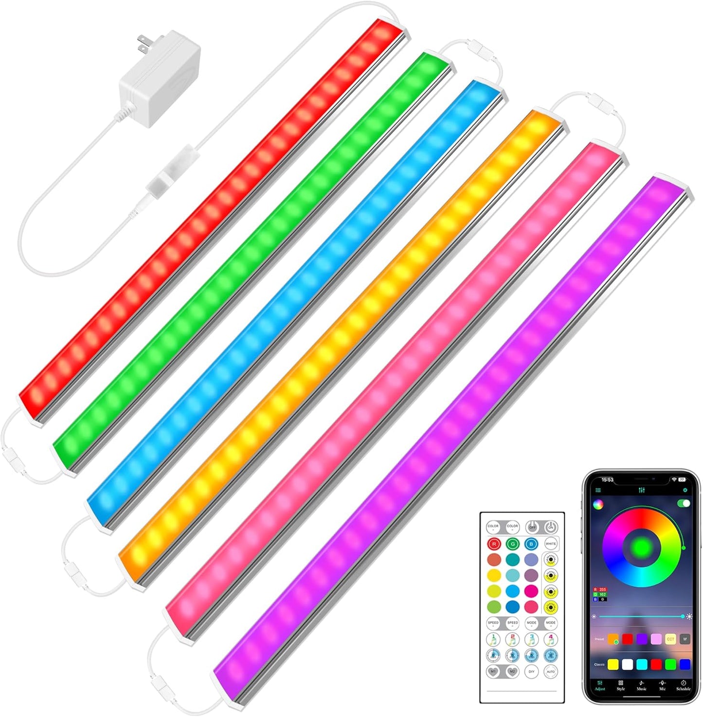 maylit Smart Under Cabinet Lights for Kitchen and Workbench