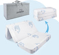Trifold Pack and Play Mattress 38x26 Dual-Sided Soft & Firm - Portable