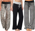 Women's Comfy Pajama Pants Long Wide Leg Lounge Pants - Soft iniber