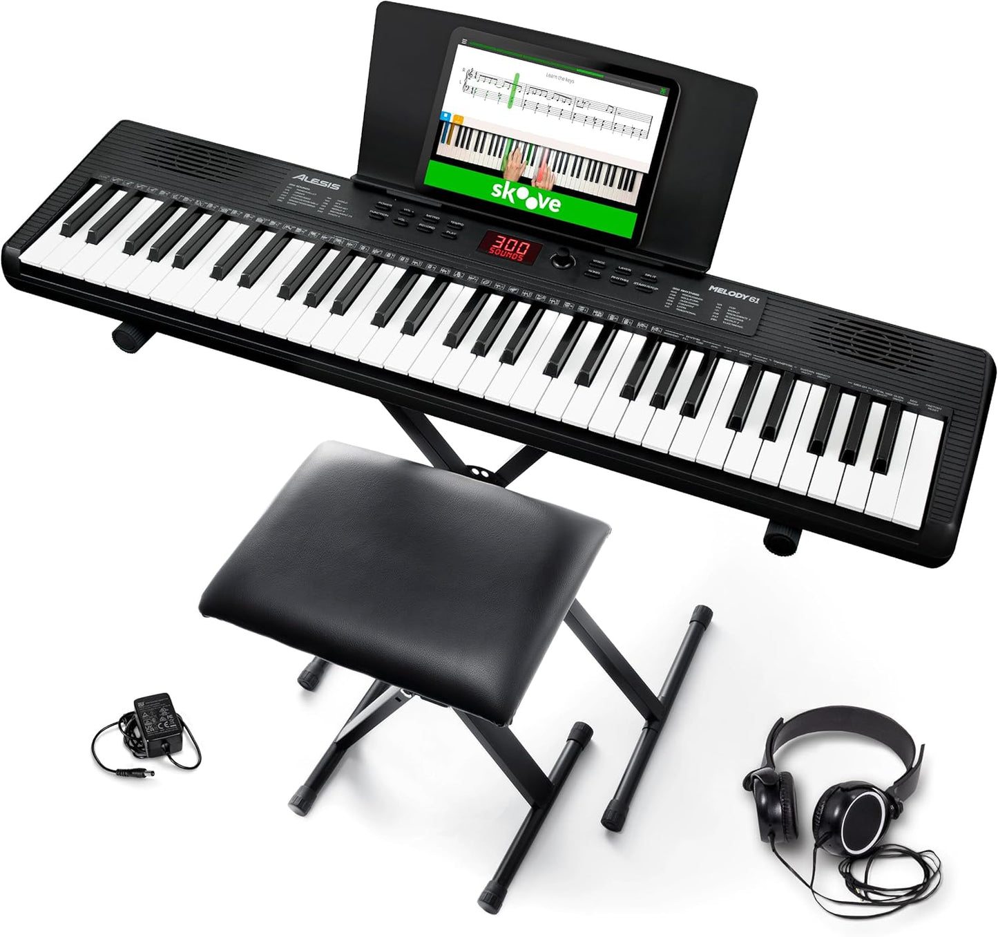 Alesis Melody 61 MK4: Ultimate Beginner Bundle