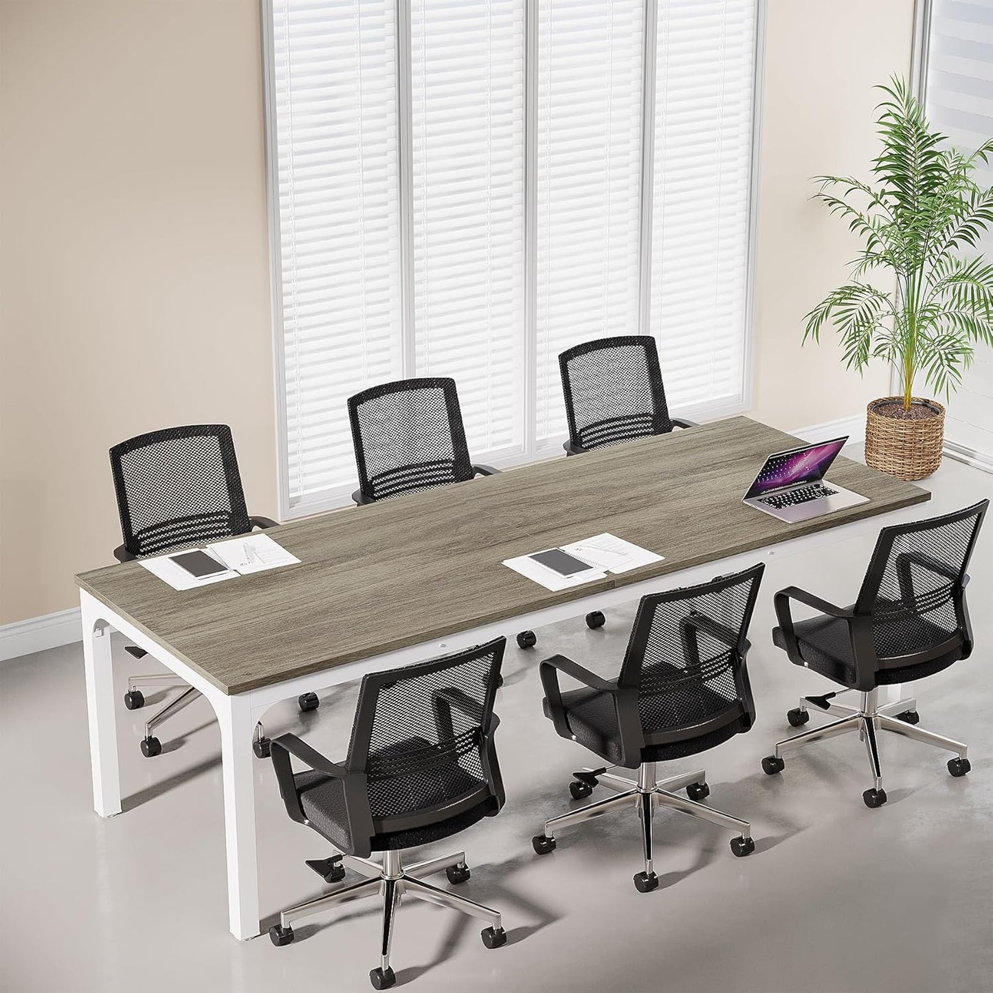 Tribesigns 6.5 FT Conference Room Table for Modern Offices