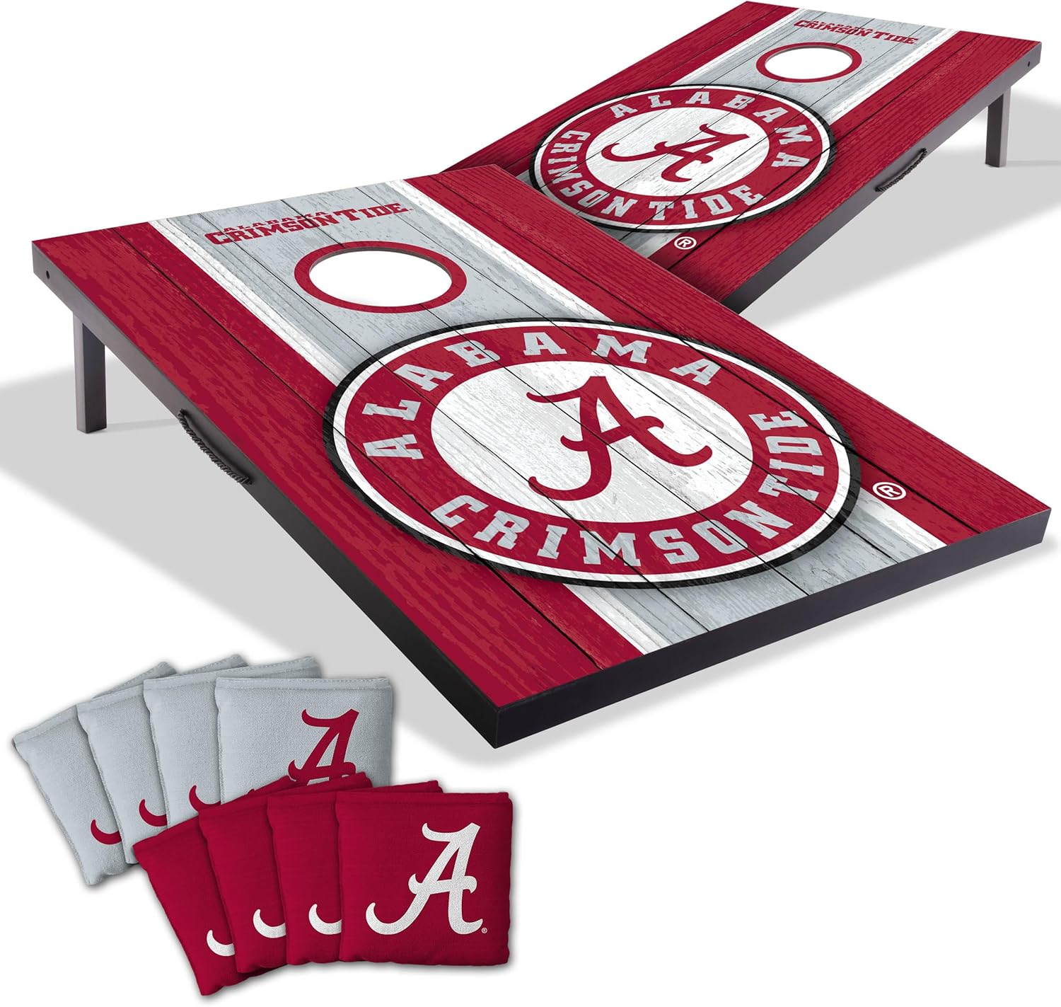 YouTheFan NCAA Portable Cornhole Game with Logo Bags for Fun