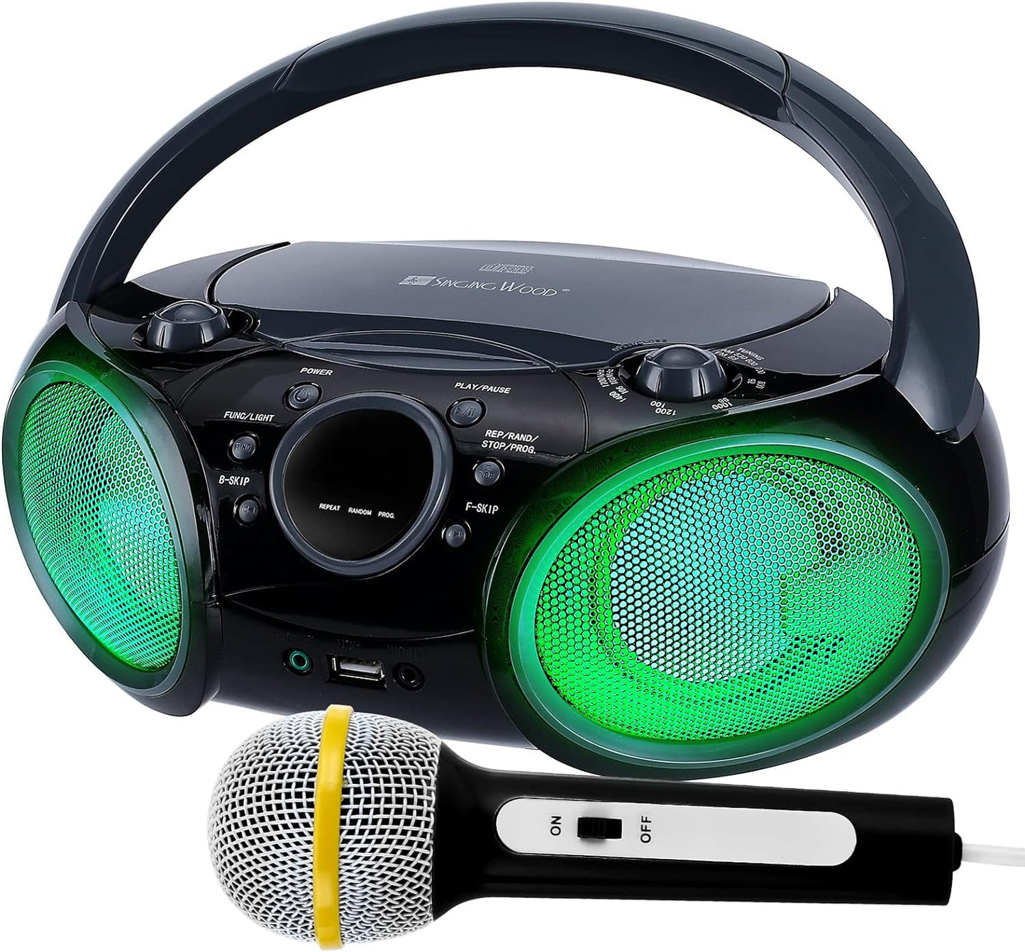 SingingWood Karaoke Boombox: Portable Bluetooth Fun